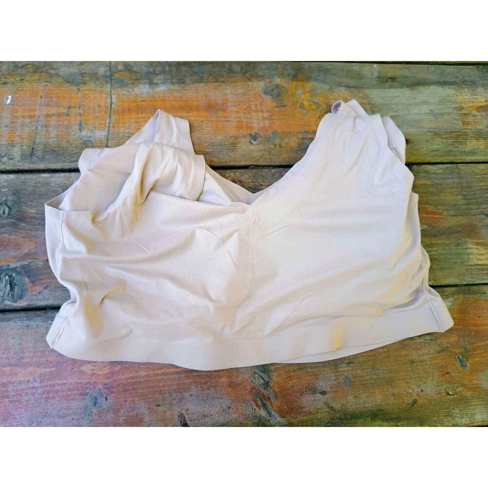 Soma Enbliss Bralette Q3  XXXL Beige Wireless Seamless Lightweight